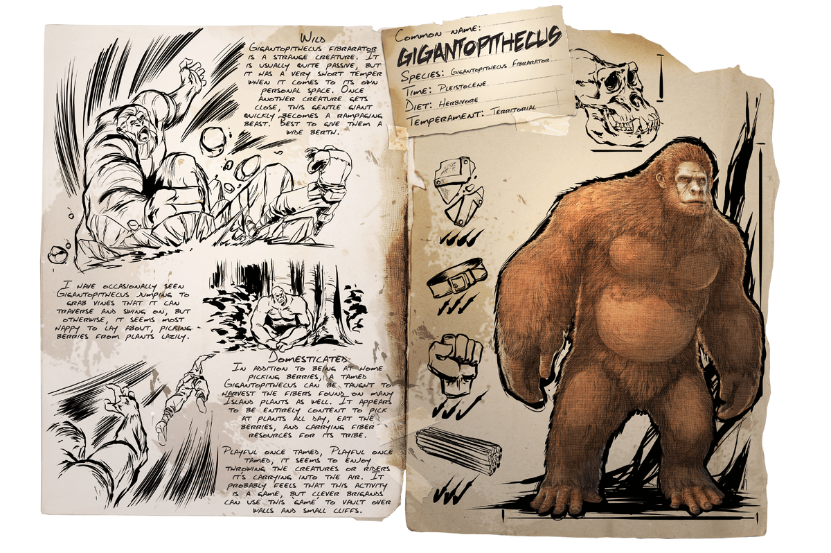Gigantopithecus Official Ark Survival Evolved Wiki Gigantopithecus Official Ark Survival Evolved Wiki