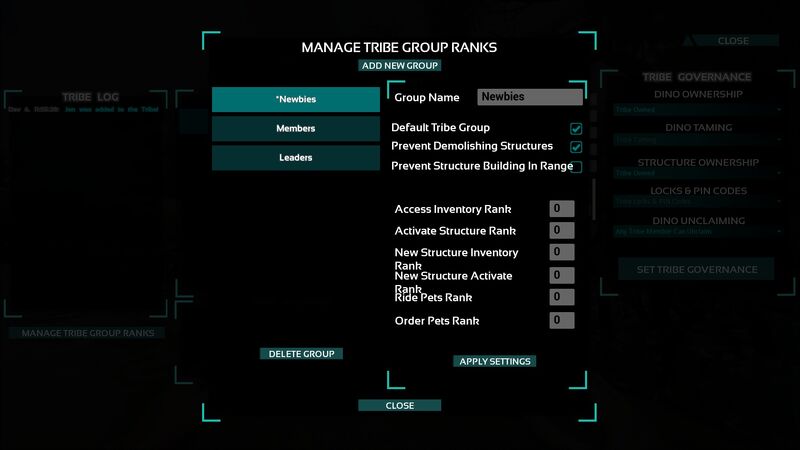 Tribe Member Rankings Official Ark Survival Evolved Wiki