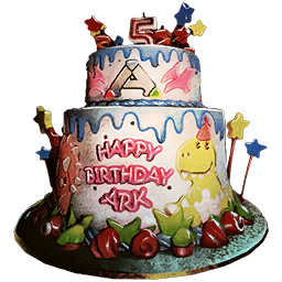 Ark Anniversary Surprise Cake Official Ark Survival Evolved Wiki