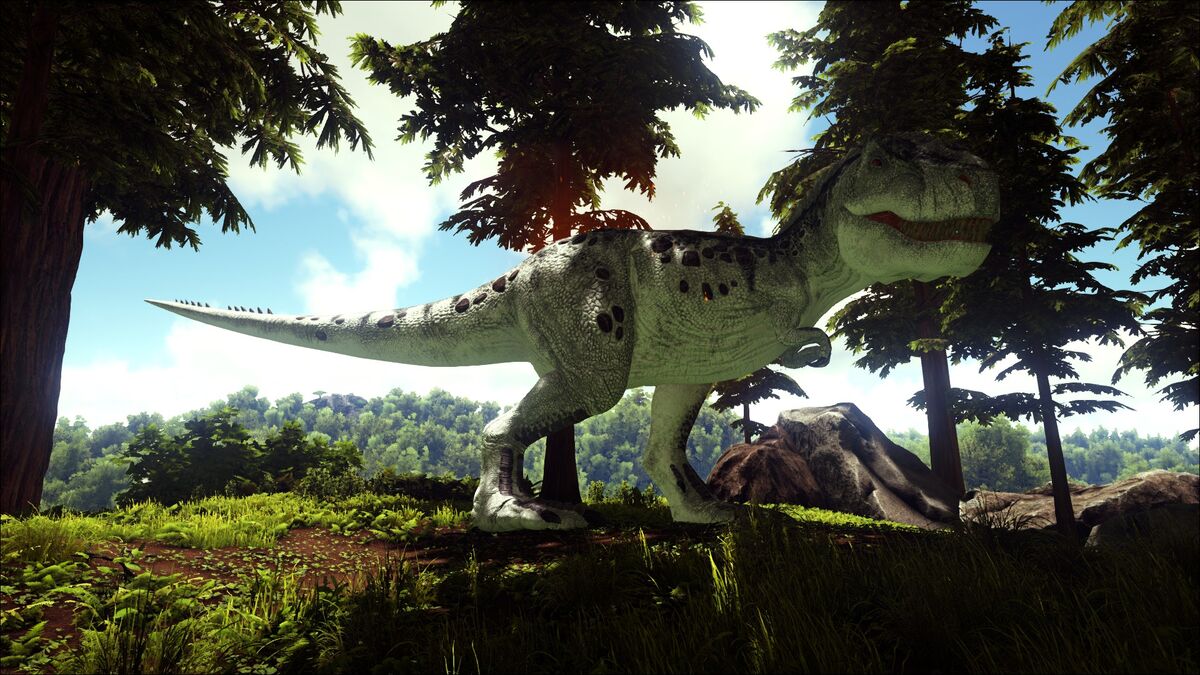 Alpha T Rex Official Ark Survival Evolved Wiki - the ark fob charlie roblox