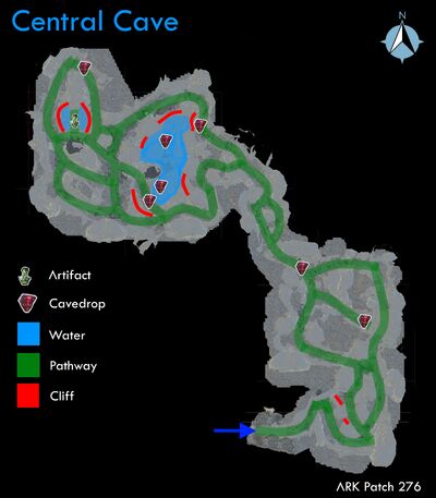 South East Cave Ark Map Central Cave - Ark: Survival Evolved Wiki