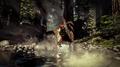 Yutyrannus roars in the Redwoods