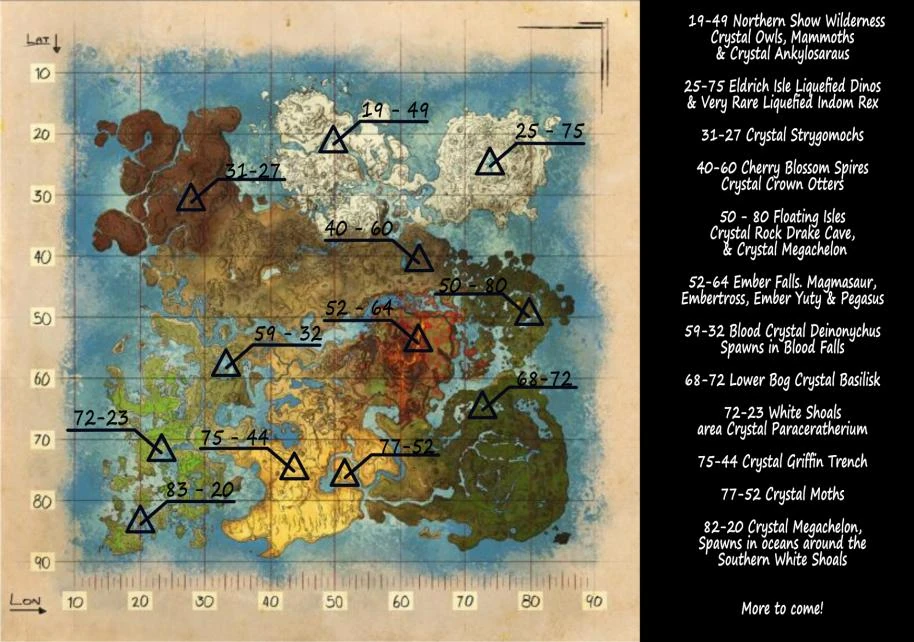 Ark Valguero Griffin Spawn Location Ini Codes] Add Back Creatures Wc Removed Via Ini - General - Ark - Official  Community Forums