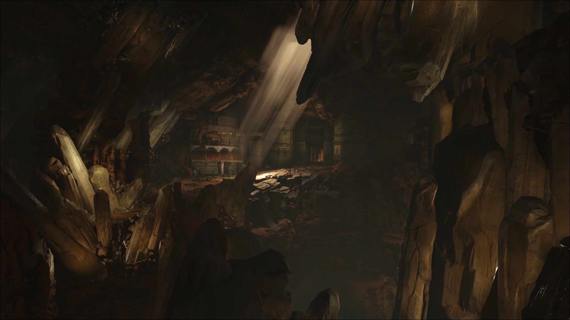 scorched earth ark caves