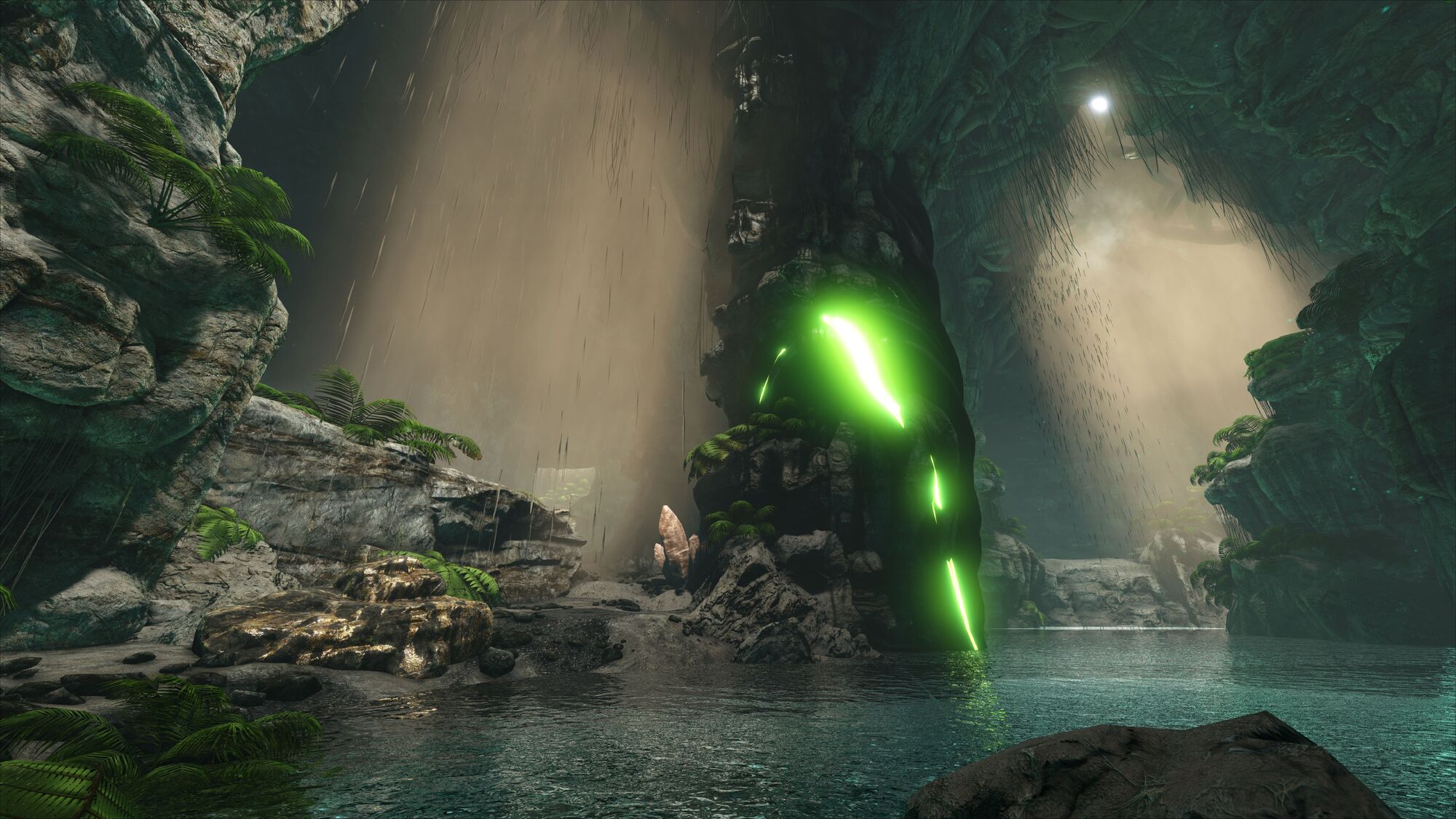 Ark island underwater cave