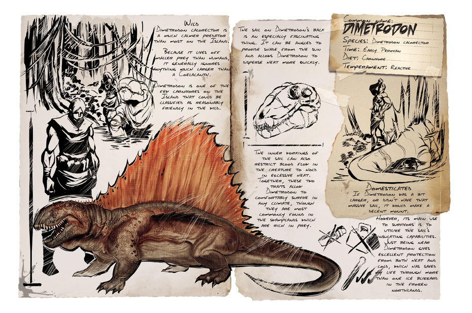 Dimetrodon - ARK: Survival Evolved Wiki - Fandom