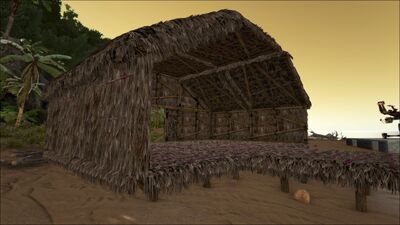 Thatch Wall Official Ark Survival Evolved Wiki