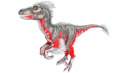 ARK PS4 - HOW TO COLOR THE DEINONYCHUS (FEATHER RAPTOR)! 