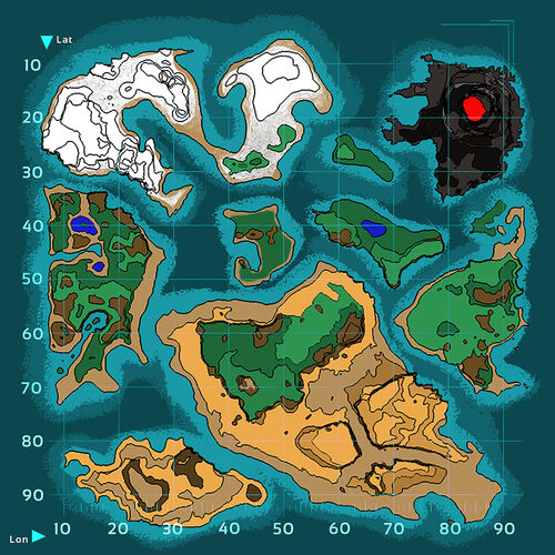 Lost Ark MAP - Size and Regions (2022)