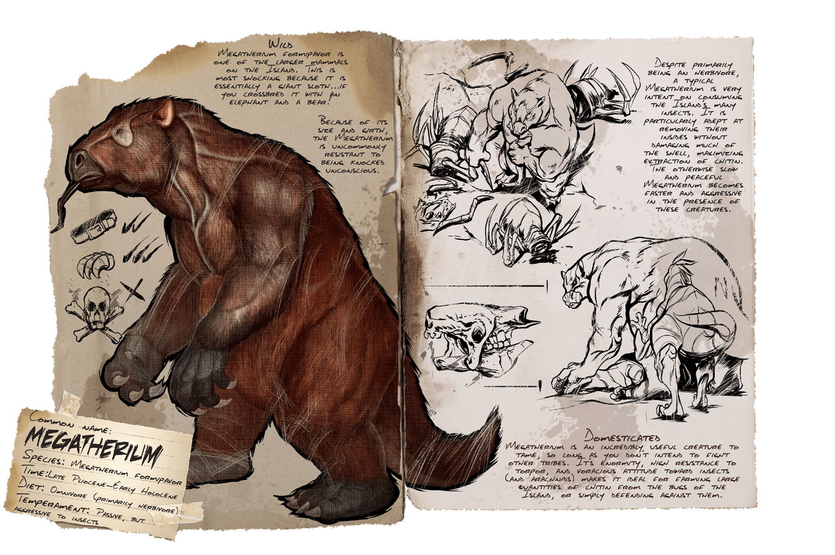 Megatherium Official Ark Survival Evolved Wiki