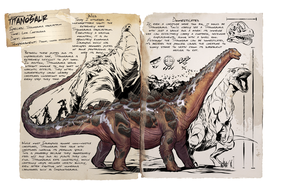 Titanosaur Ark Survival Evolved Wiki