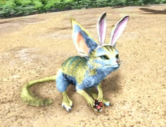 ゲーム内に登場するチビトビウサギ