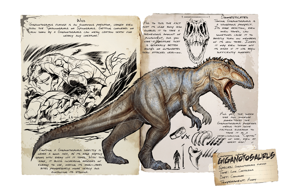 Giganotosaurus Ark Survival Evolved Wiki