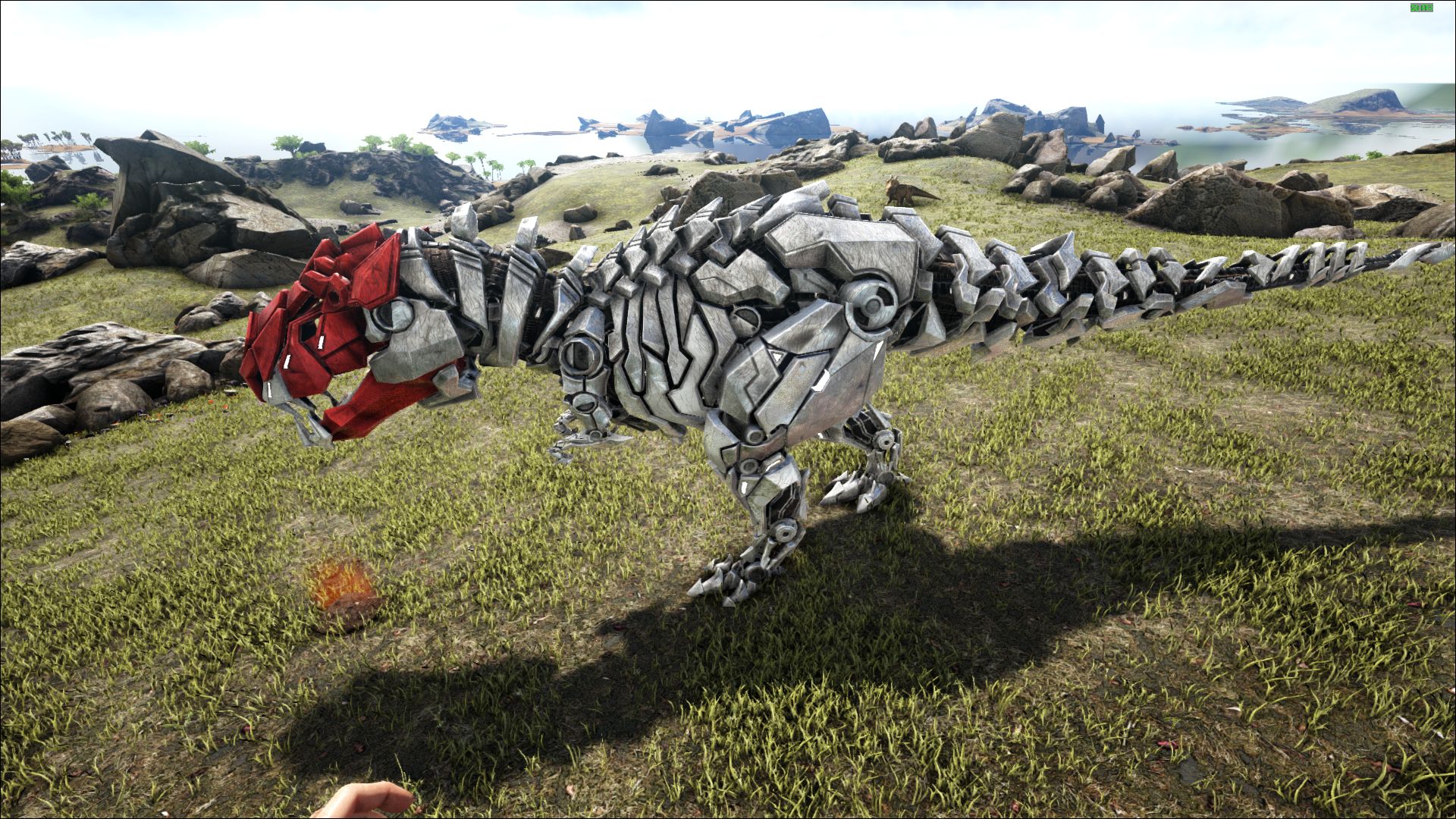 Rex Bionic Costume Official Ark Survival Evolved Wiki - roblox mechanical ascension wiki