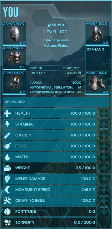 ark settings for single player