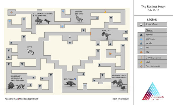 Карта существ арк мобайл