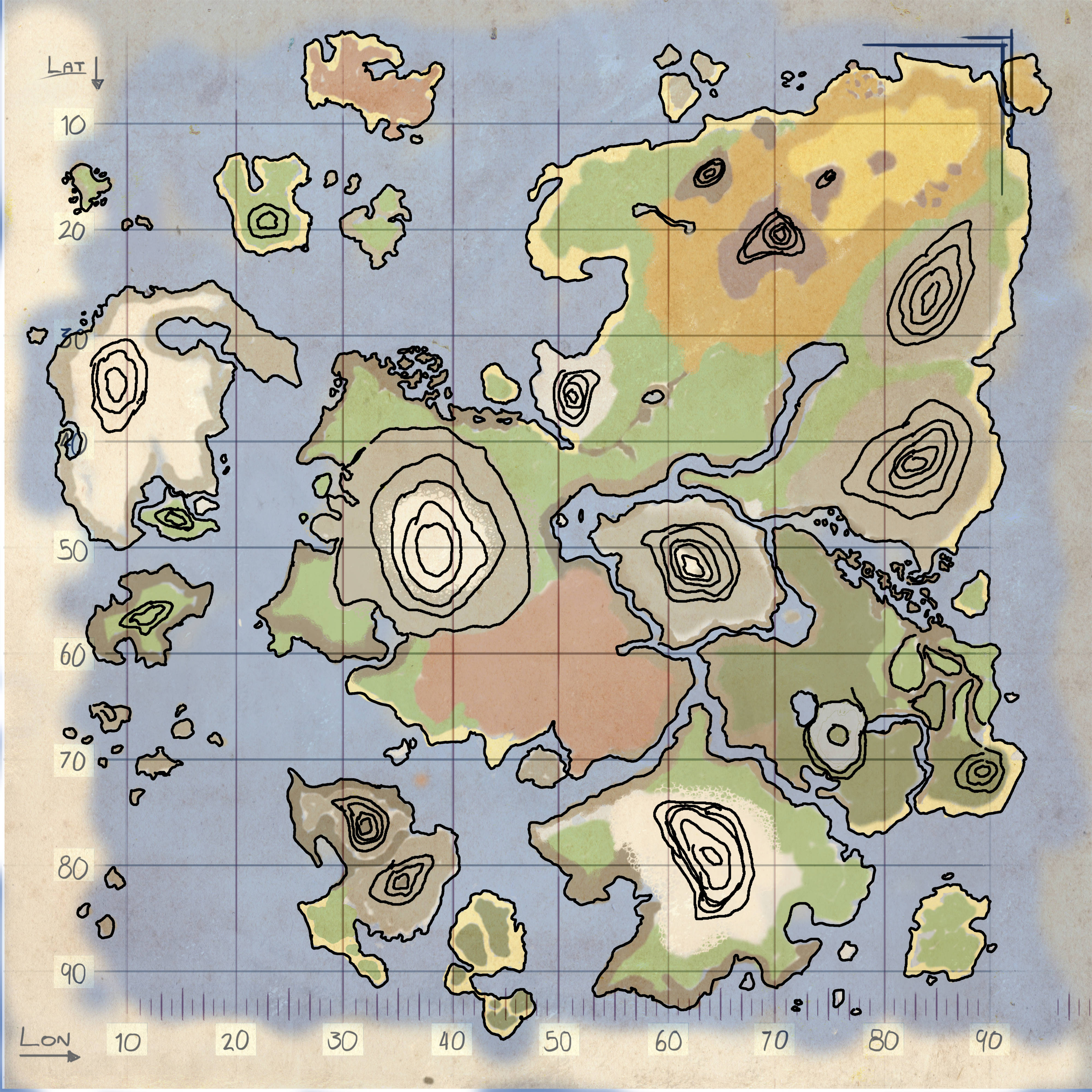 Карта ресурсов арк рагнарок