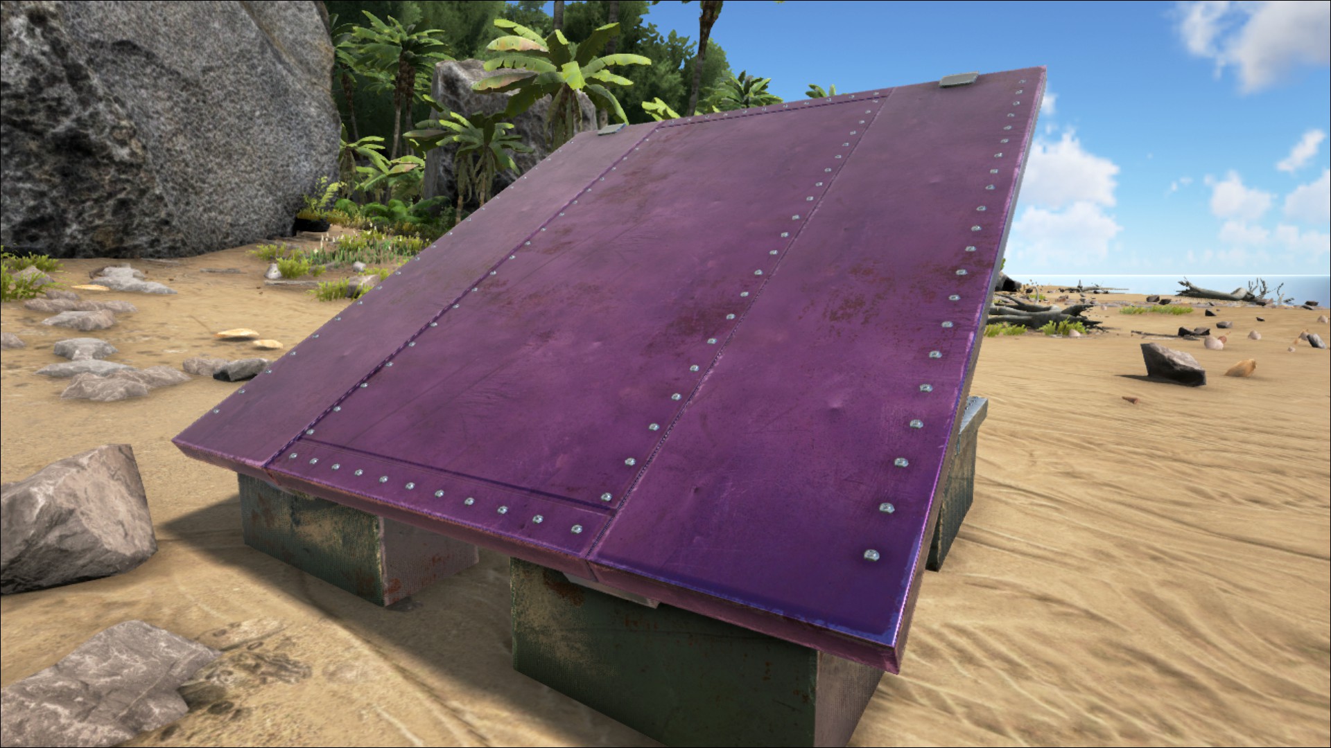 傾斜付きの金属の屋根 公式ark Survival Evolvedウィキ
