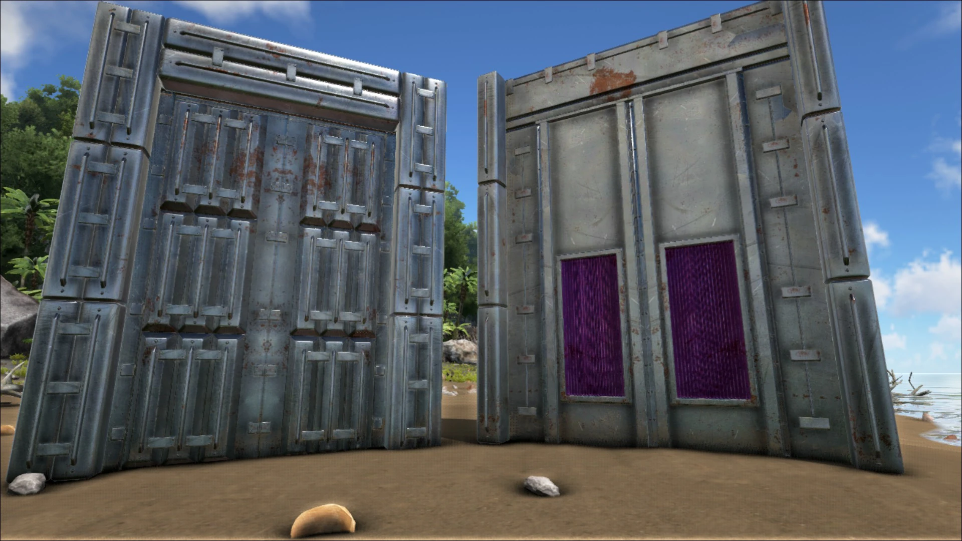 Mata emocionante bofetada comando puerta de metal ark en hostilidad