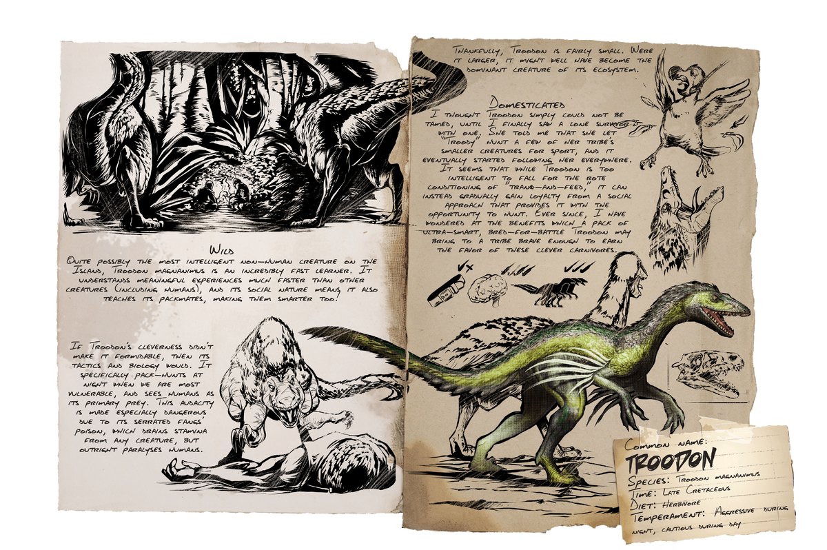 Troodon Official Ark Survival Evolved Wiki