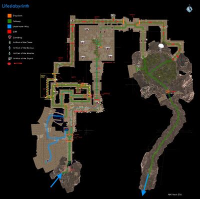 Ragnarok Map Ark Caves Life's Labyrinth (Ragnarok) - Ark: Survival Evolved Wiki