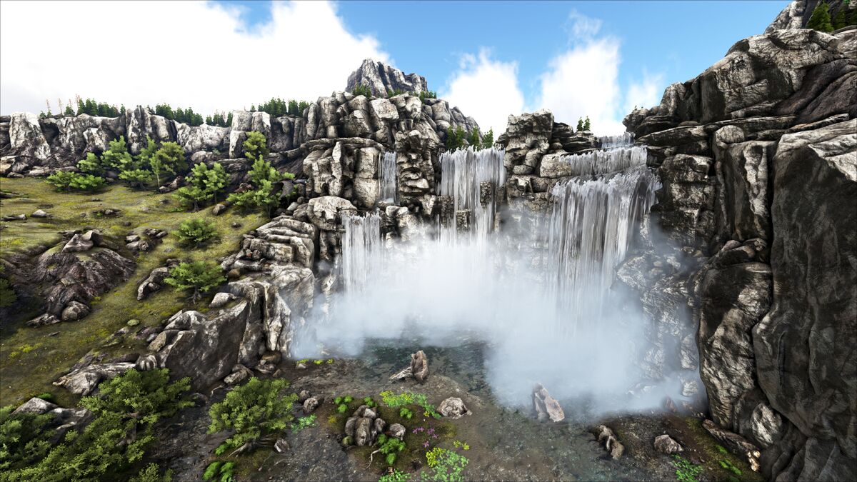 Whitedove Falls Ragnarok Official Ark Survival Evolved Wiki Whitedove Falls Ragnarok Official Ark Survival Evolved Wiki