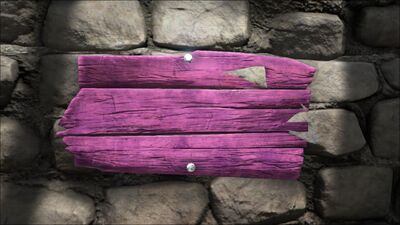 Wooden Wall Sign Official Ark Survival Evolved Wiki