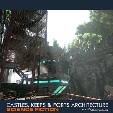 Castles Keeps And Forts Science Fiction Official Ark Survival Evolved Wiki