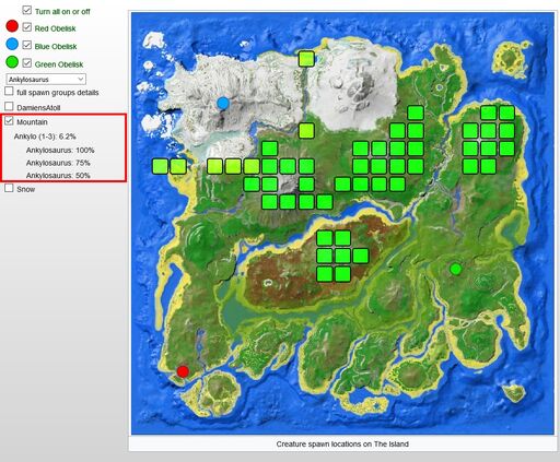 Resource Map/The Island - ARK Official Community Wiki