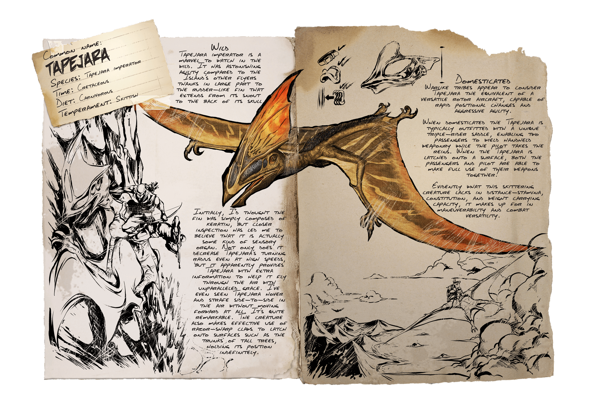 Tapejara Official Ark Survival Evolved Wiki