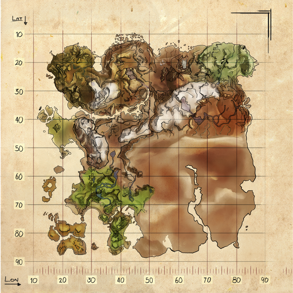 Resource Spawn Map Ragnarok Explorer Map (Ragnarok) - Ark: Survival Evolved Wiki