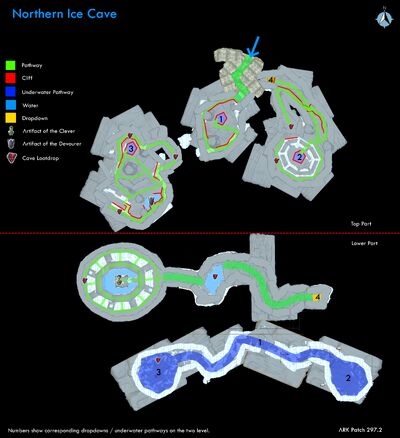 North Ice Cave The Center Official Ark Survival Evolved Wiki