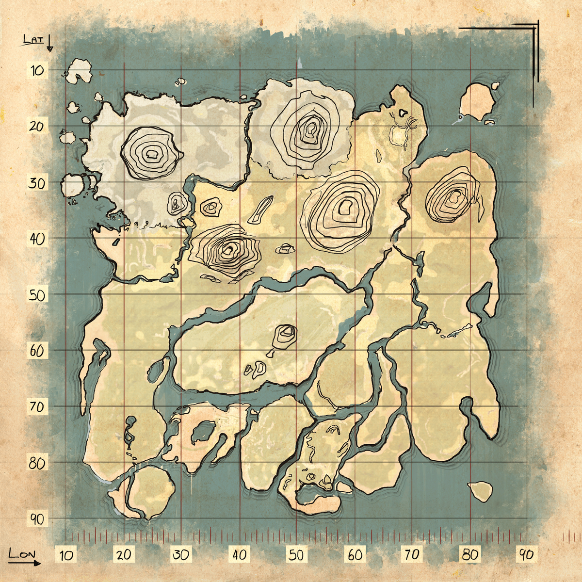 Ark Survival Evolved карта