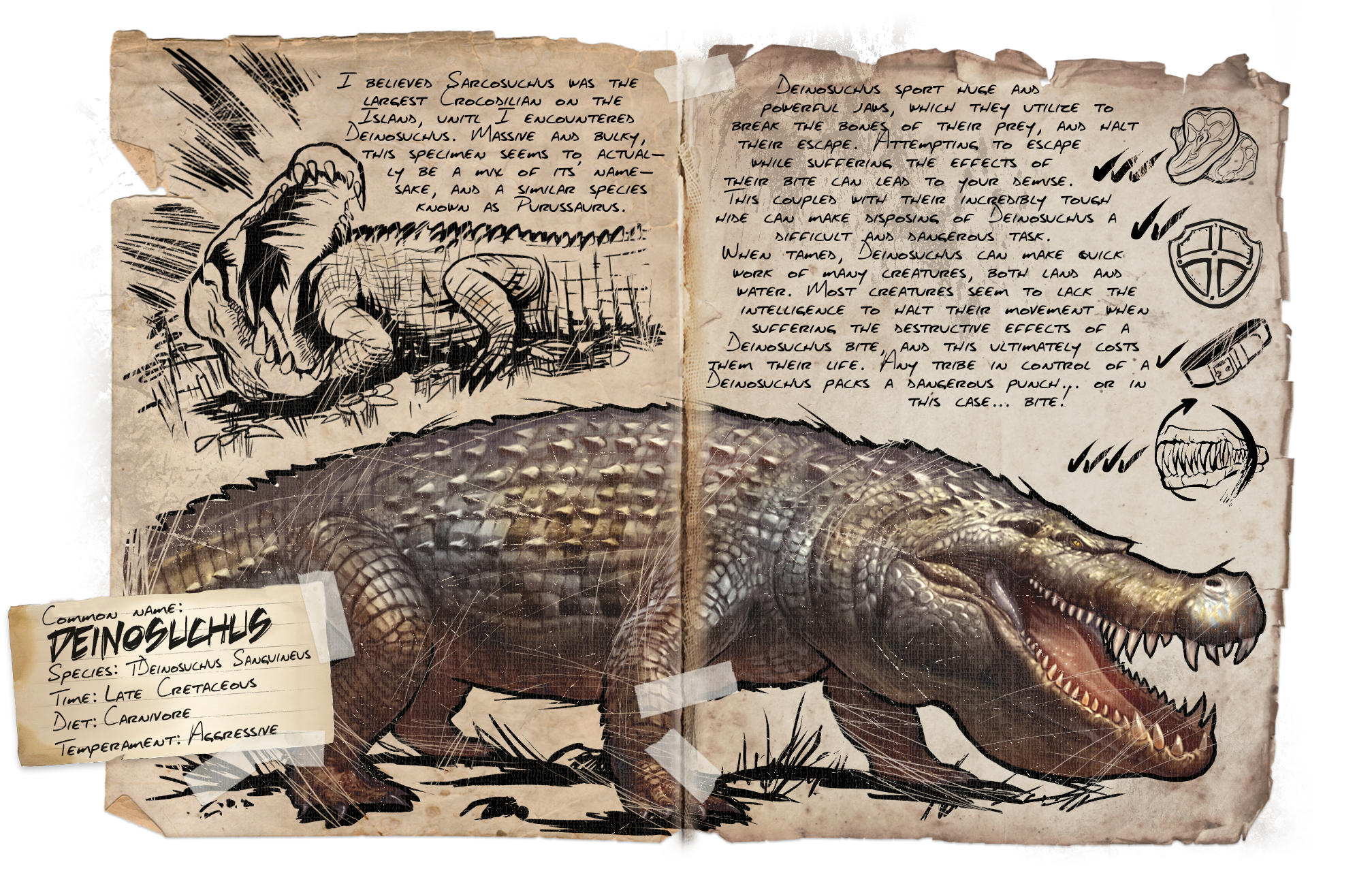 Hail to the cult of Deinosuchus - Creature submission archive