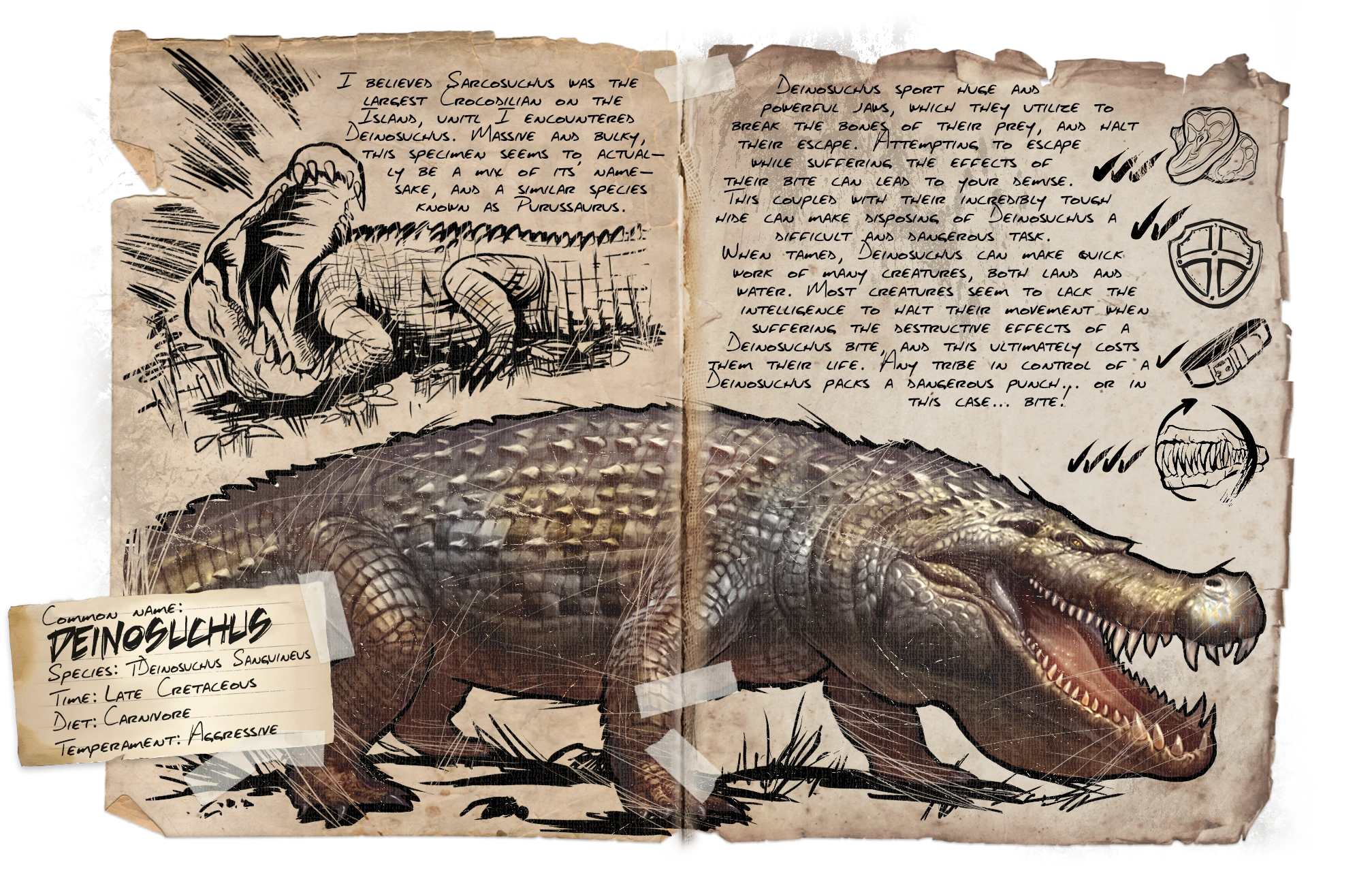 Hail to the cult of Deinosuchus - Creature submission archive