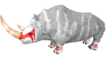 X-Woolly Rhino PaintRegion1