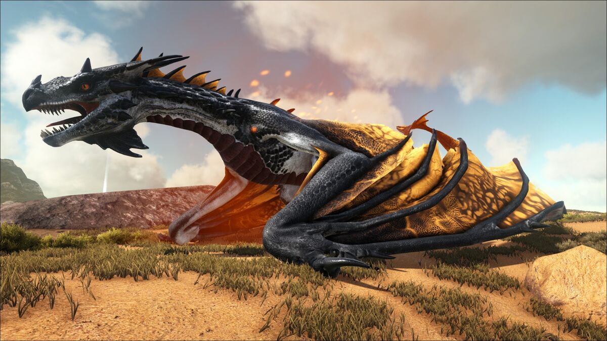 Wyvern De Fuego Alfa Wiki Oficial De Ark Survival Evolved