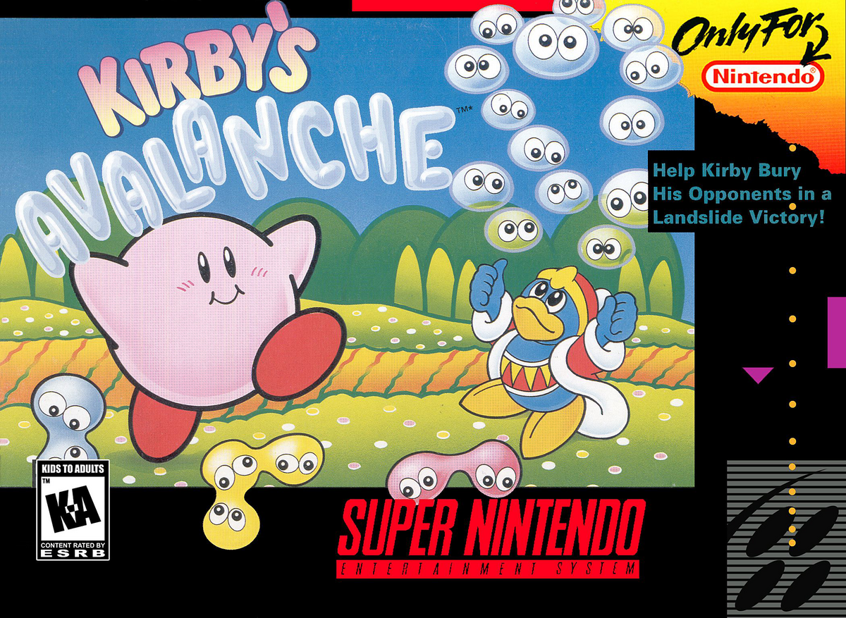 Kirby's Avalanche - Full Game Walkthrough 