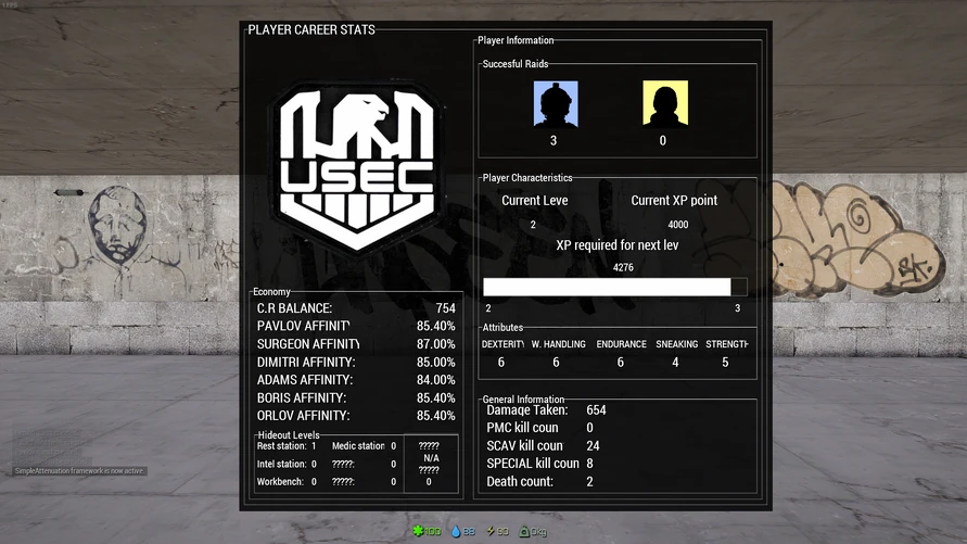 Experience Arma 3 EFT Wiki Fandom