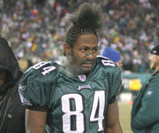 Photo: FREDDIE MITCHELL OF THE PHILADELPHIA EAGLES AT SUPERBOWL XXXIX -  SBP2005020639 