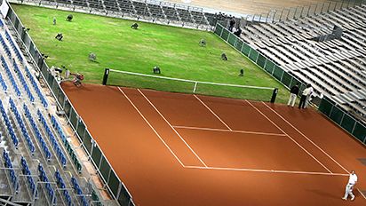 Clay and grass court