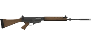 The SLR 7.62 mm battle rifle.