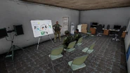 Interior of Camp Daybreak's LOAC training facility (pre-NATO withdrawal).