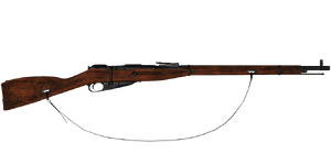 The M91/30 7.62 mm sniper rifle.