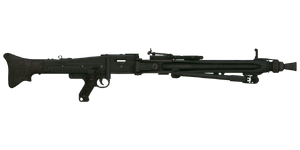 The LMG M/62 7.62 mm medium machine gun.