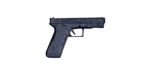 The Glock 17 9 mm handgun.
