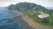 Eastern side port and harbour.