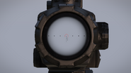 Scope reticle.