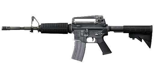 m4a1 assault rifle drawing