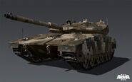 Pre-Alpha render of the Slammer in Arid Hex.